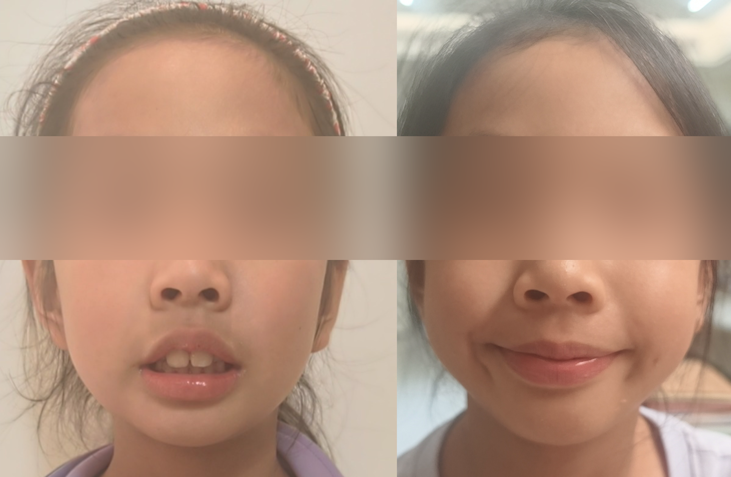 7岁孩子训练前后对比